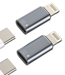 6 USB C���C�g�j���O�ϊ��A�_�v�^�^�C�vc �A�_�v�^�[(3�p�b�N)lightning Type-C �v���O�R�l�N�^�Ή�Apple MFI�F�� �A�b�v�� C�^�C�v�[�d�P�[�u��USB-C �Ή�iPhone15 Pro iPad MacBook Air�Ή�