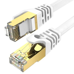 LAN�P�[�u�� CAT8 �����P�[�u�� STP �J�e�S���[7 �t���b�g�P�[�u�� RJ45 �ܐ܂�h�~ �V�[���h ���� ��񂯁[�Ԃ�