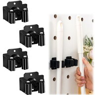 モップホルダー 壁掛け 掃除用品 収納 ローラー式 ほうき クリーナー ワイパー 傘かけ 傘立て 玄関 浴室 …