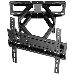 �S�����e���r�Ǌ|��26-65�C���`�Ή� LCD/LED/OLED�t�� VESA�ő�400 x 400mm �ω׏d45kg �t�����[�V�������Ǌ|���e���r�X�^���h �O�� ���E �㉺ ���p�x���� �A�[���ړ����e���r�Ǌ|������ Swivel TV