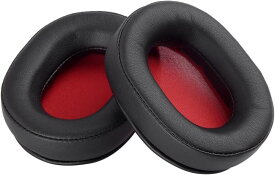 交換用イヤーパッドCompatible With Audio Technica WS660 ATH-WS660 ワイヤレスオーバーイヤーヘッドフォン - プロテインコーテックスイヤーマフクッション（ブラック）