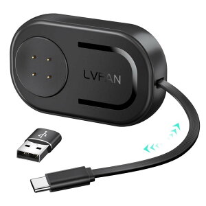 Apple Watch Series 3 Series 2 Fitbit Versa 4 Sense 2 Google Watch �Ή� �[�d�� �P�[�u�� ��̌^ ���[�� USB C & USB A �f���A���|�[�g �}���[�d ���� 2in1 �X�}�[�g�E�H�b�` �E�H�b�`�`���[�W���[ �g���x���O�b�Y 
