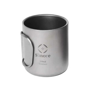 S'more(XA) Titanium mug double `^}O }OJbv `^ Rbv `^Rbv _u `^ AEghA Lv d\ 350ml 450ml `^H _uEH[ (SILVER, 350ml)