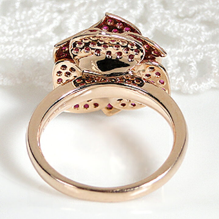 楽天市場】☆動画あり☆【送料無料】【H&C】K18PG ルビー&ダイヤモンド  