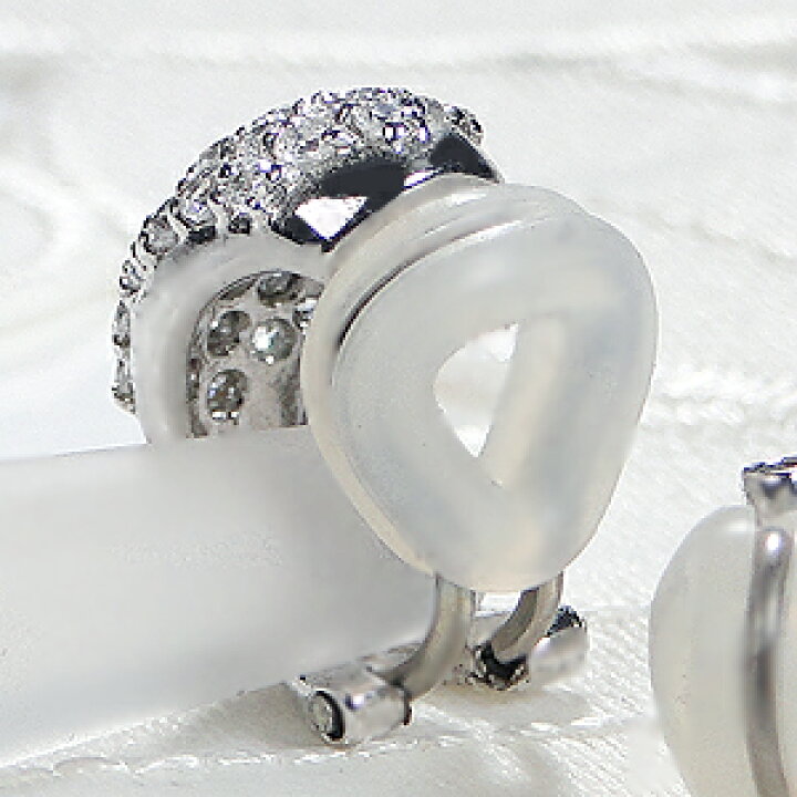 楽天市場】【2WAY】K18WG 豪華 1.0ct パヴェ ダイヤモンド ピアス  