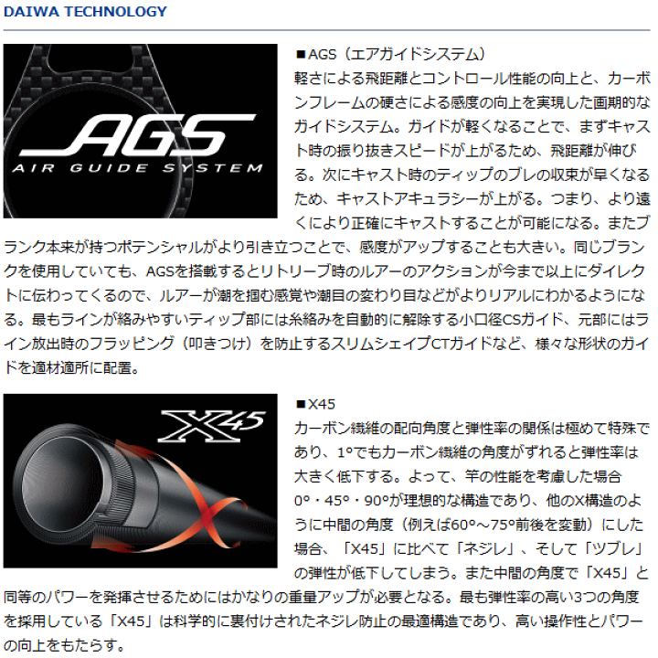 楽天市場】ダイワ ラブラックス AGS (ベイトモデル)77LMLB 楽天市場】ダイワ ラブラックス AGS (ベイトモデル)77LMLB