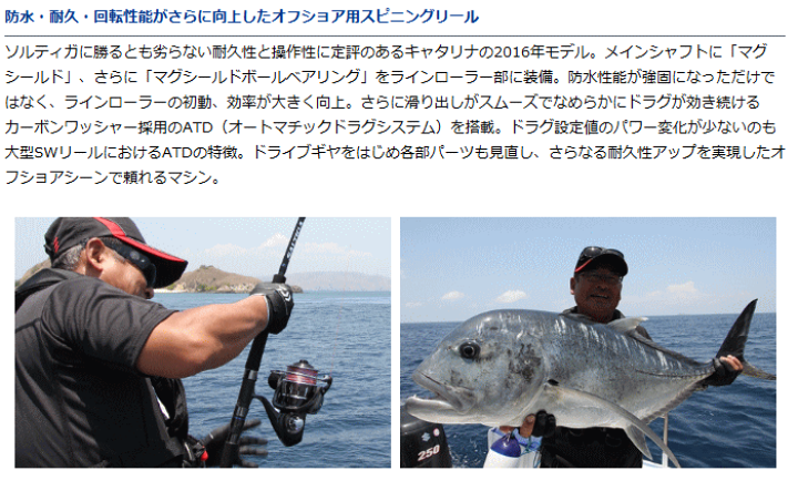 ダイワ キャタリナ 3500H 16 ダイワ(DAIWA) 16キャタリナ(CATALINA) 3500H (お取り寄せ商品