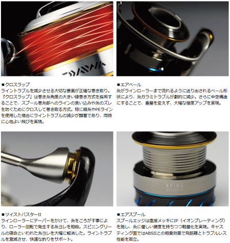 楽天市場 ダイワ 14 エクスファイア Xfire 2510pe H リール O01 D01 送料無料 セール対象商品 釣人館ますだ 楽天市場支店