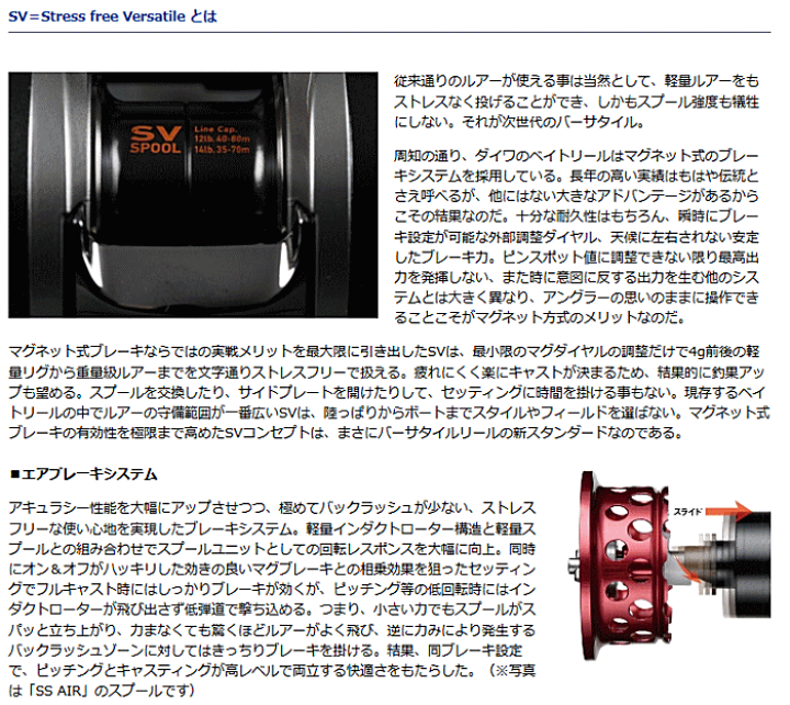 DAIWA(ダイワ）アルファスSV105(左） 楽天市場】ベイトリール ダイワ アルファス sv 105shの通販