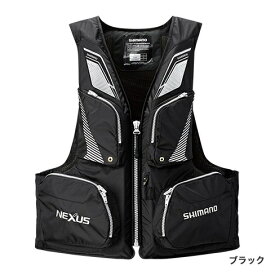 シマノ ネクサス (NEXUS) フローティングベスト VF-142Q ブラック 2XL(3L)サイズ / 救命具 【shimano】 【釣具】