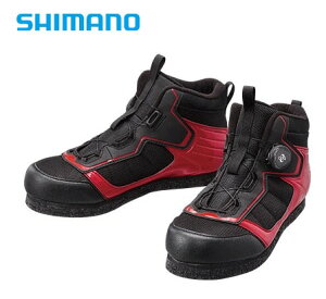 シマノ カットラバーピンフェルトフィットシューズ LT FS-041Q レッド 25.5cm shimano 釣具