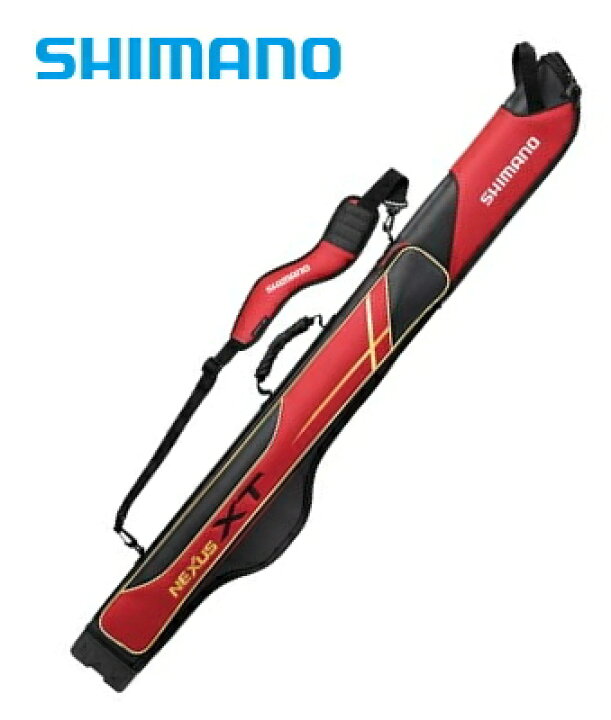 楽天市場】シマノ ロッドケース XT スリム RC-125R レッド 135R  
