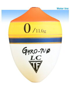 釣研 ジャイロ-N LC スカーレット B / ウキ 【メール便発送】 釣具