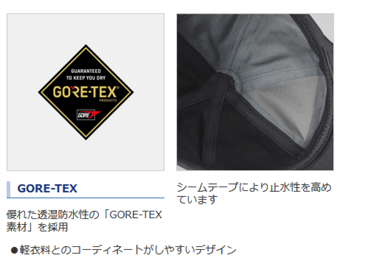楽天市場】シマノ GORE-TEX ゴアテックス レインジェットキャップ CA