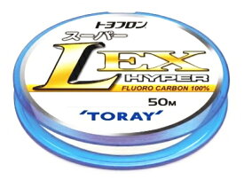 東レ トヨフロン スーパーL EXハイパー 50m 1.5号 ナチュラル / ライン ハリス 【メール便発送】 【釣具】