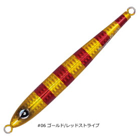 バレーヒル ドラゴンQ メタルスリム 130g #06 ゴールド｜レッドストライプ｜タチウオ メタルジグ 【メール便発送】 釣具