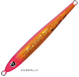 バレーヒル ドラゴンQ メタルスリム 100g #13 派手オレンジ｜タチウオ メタルジグ 【メール便発送】 釣具