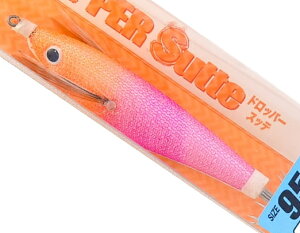 マルシン漁具 ドロッパースッテ 95mm #オレピン (夜光) / イカメタル用スッテ 【メール便発送】