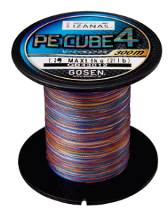 �S�[�Z�� PE CUBE4 (�L���[�u�t�H�[) 300m 1.5�� 23LB / PE���C�� �ދ� �y�Ζ��Z�[���z