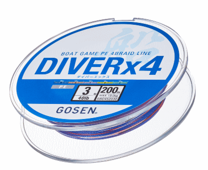 ゴーセン ダイバー X4 0.8号 100m×12連結 / PEライン / 釣具 楽天市場】ゴーセン ダイバー X4 0.8号 100m×12連結 / PEライン 釣具