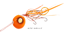 ハヤブサ 無双真鯛 フリースライド VSヘッドプラス コンプリートモデル 100g #4 アピールオレンジ｜タイラバ 鯛ラバ 釣具 【メール便発送】 【スーパーSALE】