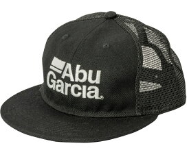 アブ ガルシア フラットビルメッシュキャップ BLK ブラック フリーサイズ / 帽子 【abugarcia】