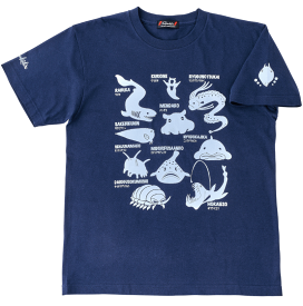 がまかつ Tシャツ (深海生物) GM-3678 ネイビー LLサイズ / ウェア 【gamakatsu】
