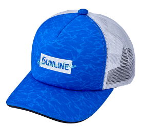 【セール】 サンライン サーフェイスメッシュキャップ CP-3826 ブルー フリーサイズ / 帽子