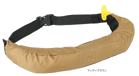 ダイワ インフレータブルライフジャケット (ウエストタイプ自動・手動膨脹式) DF-2709 マッディブラウン / 救命具 【daiwa】 【釣具】