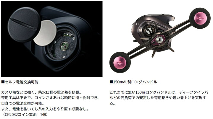 楽天市場】ダイワ 24 紅牙 IC 200PL(左ハンドル) / ベイトリール 