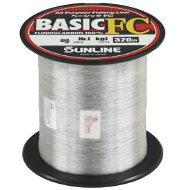 サンライン ベーシックFC 320m (0.6号｜2lb)｜フロロカーボンライン 釣具