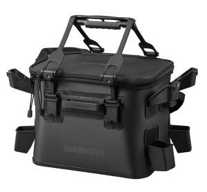 シマノ ロッドレスト タックルバッグ (レスト4/ハードタイプ) BK-024W ブラック 22L / バッカン shimano 釣具