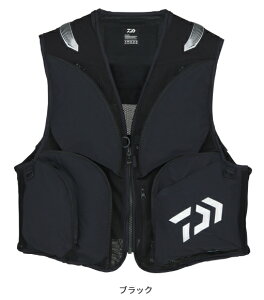 ダイワ CORDURA (R) クールショートベスト DV-2124 ブラック Lサイズ / 鮎ベスト daiwa 釣具
