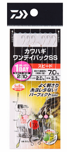 ダイワ 快適カワハギ ワンデイパック SS スピード 7.5 / 仕掛け 釣具 【メール便発送】