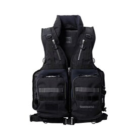 シマノ ロックショアタフベスト VF-229X ブラック フリーサイズ / 救命具 釣具 shimano 【セール対象商品】