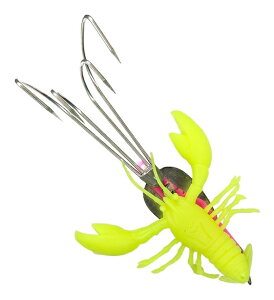 タコテンヤ エビ付き オクトパスハンター KMY1649 イエロー 30号 / たこ 蛸 釣り 仕掛け