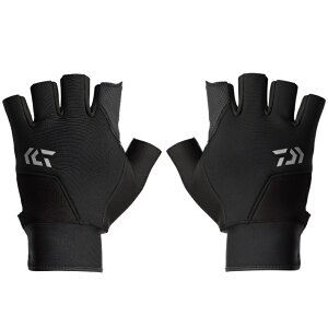 【セール】 ダイワ オールラウンド防寒グローブ 5本カット DG-7824W ブラック Mサイズ / 手袋 【メール便発送】