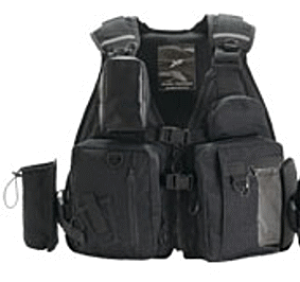 エクセル ゲームフローティングベスト ウェストサポートベルト付き NF-2270 ブラック フリーサイズ / ライフジャケット 救命具 ウェア 釣具