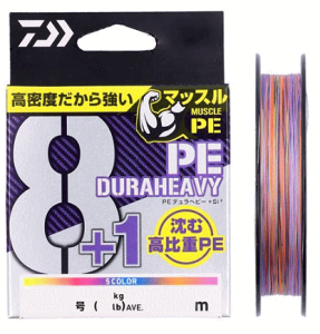 ダイワ UVF PEデュラヘビーX8+1+Si2 300m 0.8号 14lb 5カラー / PEライン 道糸 釣具 【メール便発送】
