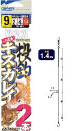 オーナー キス・カレイ投釣 2本 N-143 針7号 ハリス1.5号 幹糸3号｜投げ釣り 仕掛け つり具 【メール便発…