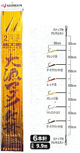 もりげん 大漁マダイ仕掛 漁師サバ皮色仕様 D-505 針3号 ハリス3号 / 真鯛 サビキ 仕掛け つり具