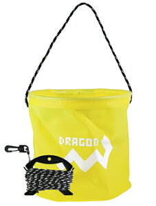 マルシン漁具 水汲みバケツ丸EVA イエロー 21cm