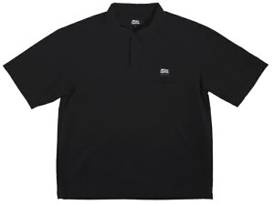 アブ ガルシア ウォーターレジスタント フィッシングポロ ブラック Mサイズ / abugarcia 【期間限定セール】
