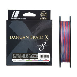 ���W���[�N���t�g �e�ۃu���C�h�N���X X8 200m 1�� 20lb �}���`�J���[ / PE���C�� �ދ� �y���[���֔����z