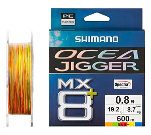 �V�}�m �I�V�A�W�K�[ MX8+ PE 10m×5�J���[ 1.5�� 600m LD-O98Z�b8�{�҂� PE���C���bshimano �ދ�