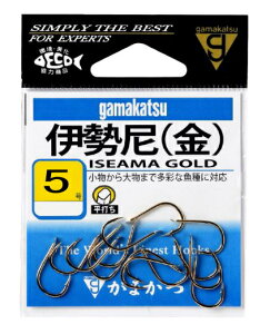 がまかつ 12209 伊勢尼 金 5号(旧パッケージ)【メール便対応】【ネコポス】