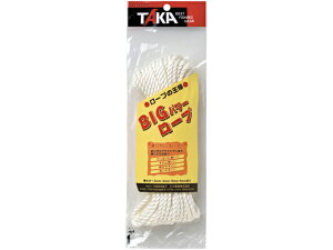 タカ産業/TAKA ロープ-B BIGパワーロープ サイズ:3mm×10m (堤防・磯釣り便利アイテム)