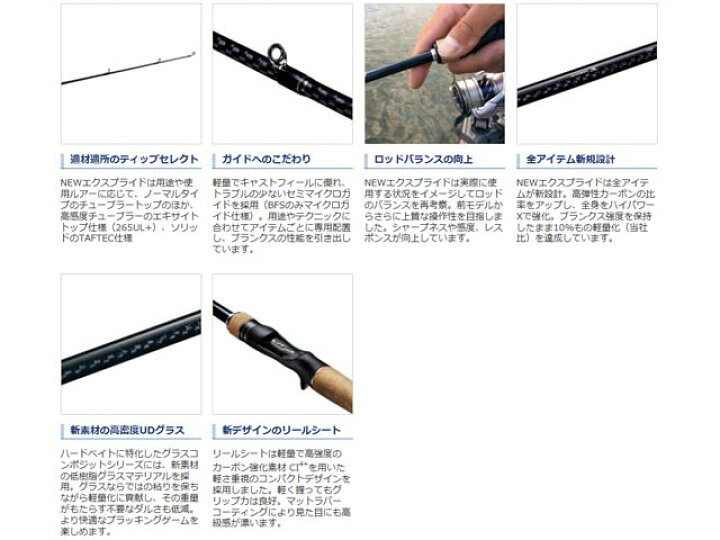 楽天市場】シマノ／SHIMANO エクスプライド 168L-BFS 