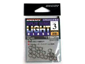 �f�R�C�^DECOY�@R-4�@�X�v���b�g�����O�@���C�g�N���X�@�J���[�F�V���o�[�@�iSplit Ring Light Class�j