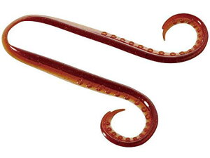 シマノ/Shimano EW-004N 炎月 集魚ネクタイ イカタコカーリー (入数:3本 鯛ラバ/鯛カブラ用ネクタイワーム)